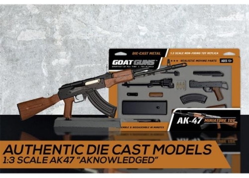 AK47 Black Miniatuur GoatGuns