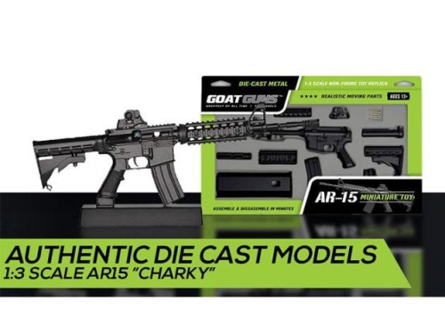 AR15 Black Miniatuur - GoatGuns