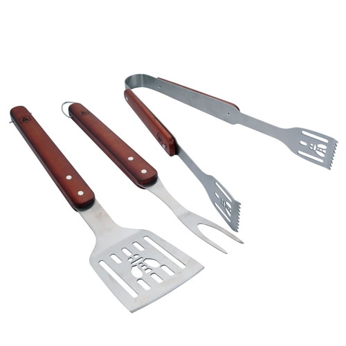 BBQ set rubber wood - Laguiole