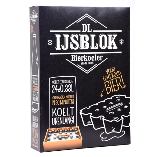 DL IJsblok bierkoeler - Koud kratje in 30 minuten!