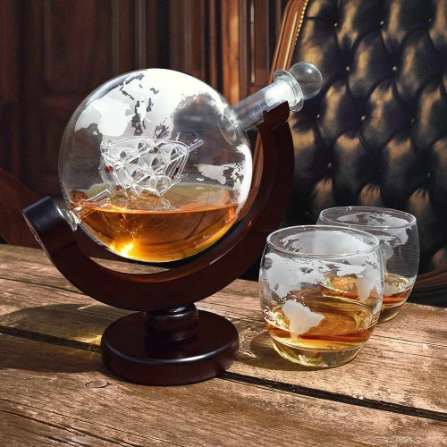 Globe decanter set - 850ml