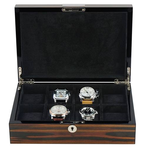 Horlogedoos Ebony - 8 Horloges 