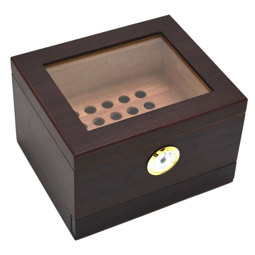 Humidor dark cherry met enkele lade