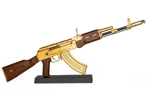 AK47 Gold Miniatuur - GoatGuns