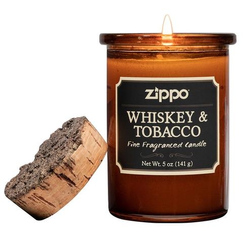 Whiskey en Tobacco -  Zippo kaars