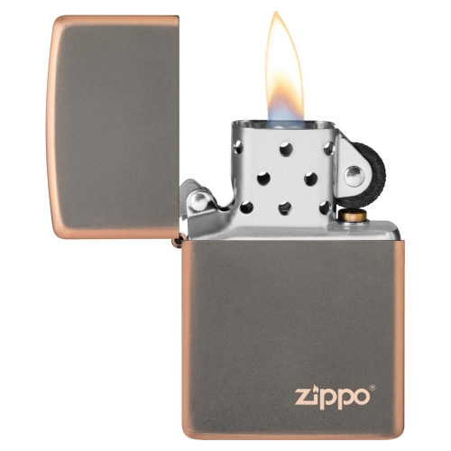 Zippo Rustic bronze with logo