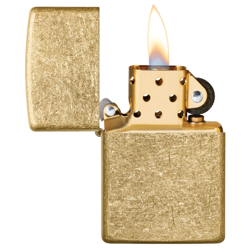 Zippo Tumbled brass